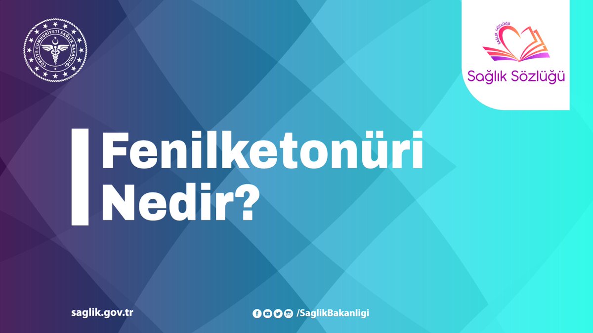 📹 Fenilketonüri Nedir? #SağlıkSözlüğü