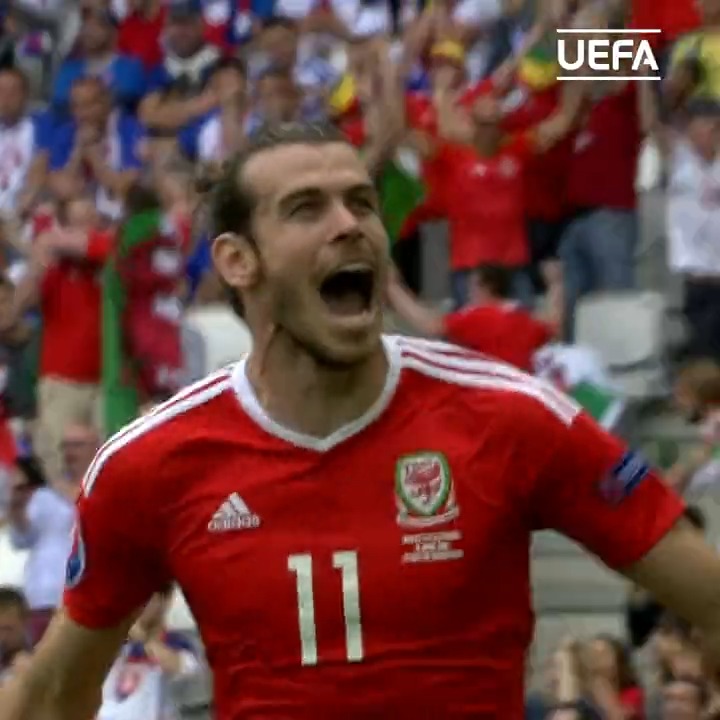 ๐ด๓ ง๓ ข๓ ท๓ ฌ๓ ณ๓ ฟ Bale's free-kick technique ๐ #OTD at EURO 2016
