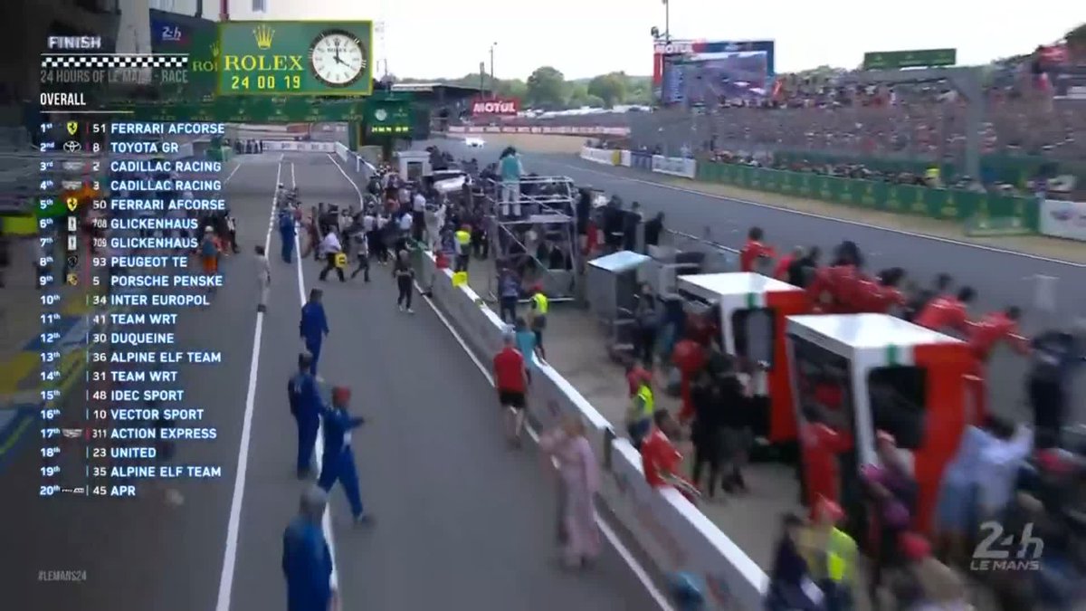 FIA 世界耐久選手権(WEC) 2023 第4戦 #ル・マン24時間レース🇫🇷 100周年記念大会 50年ぶりに復活！ イタリアの跳ね馬 フェラーリAFコルセ 51号車 フェラーリ499P HYPERCARクラス 🏆優勝🏆 ✨🎉優勝おめでとう🎉✨ ➡️ #jspoms #WEC #LeMans24jp #WECjp