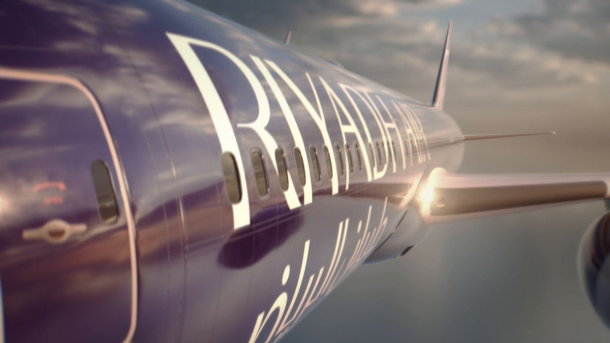 Tomorrow, Riyadh Air | طيران الرياض, #aPIFcompany, will showcase its unique aircraft design with a low-altitude flyby over Riyadh. #FutureTakesFlight
