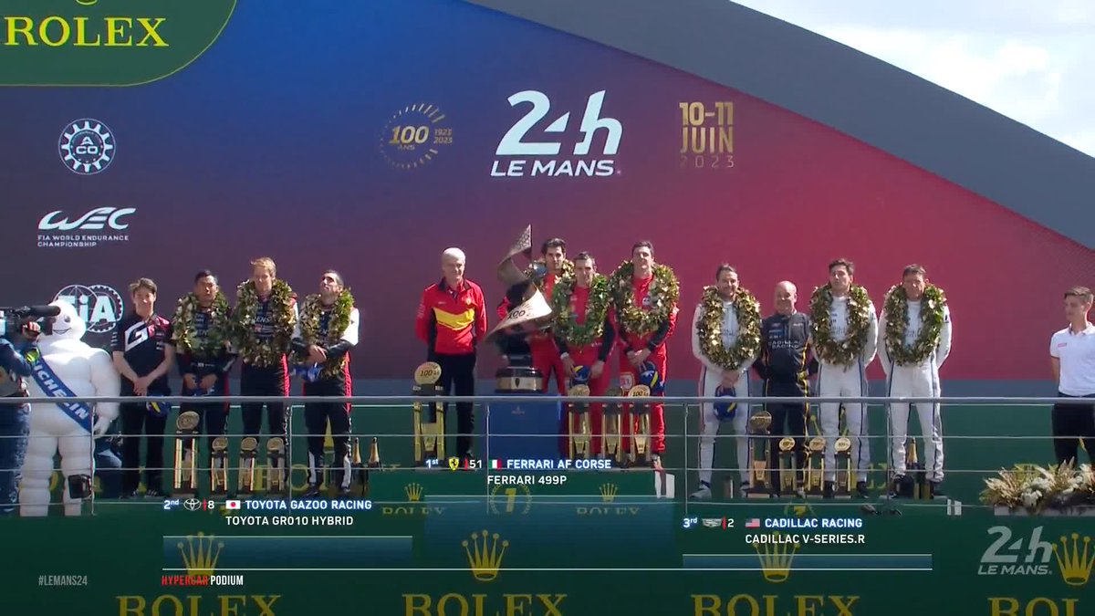"L'Italia s'รจ desta" ๐ถ๐ฎ๐น #WEC #LeMans24 #LeMansCentenary | Ferrari Hypercar