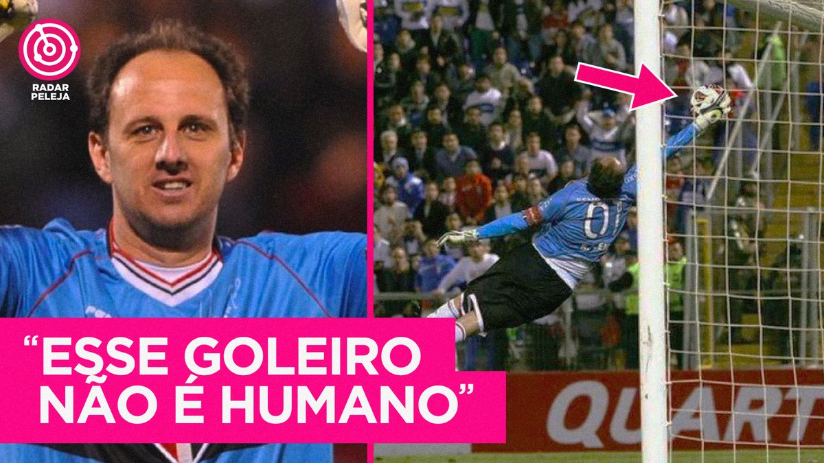 Foi assim a maior atuação da carreira do Rogério Ceni ⬇️