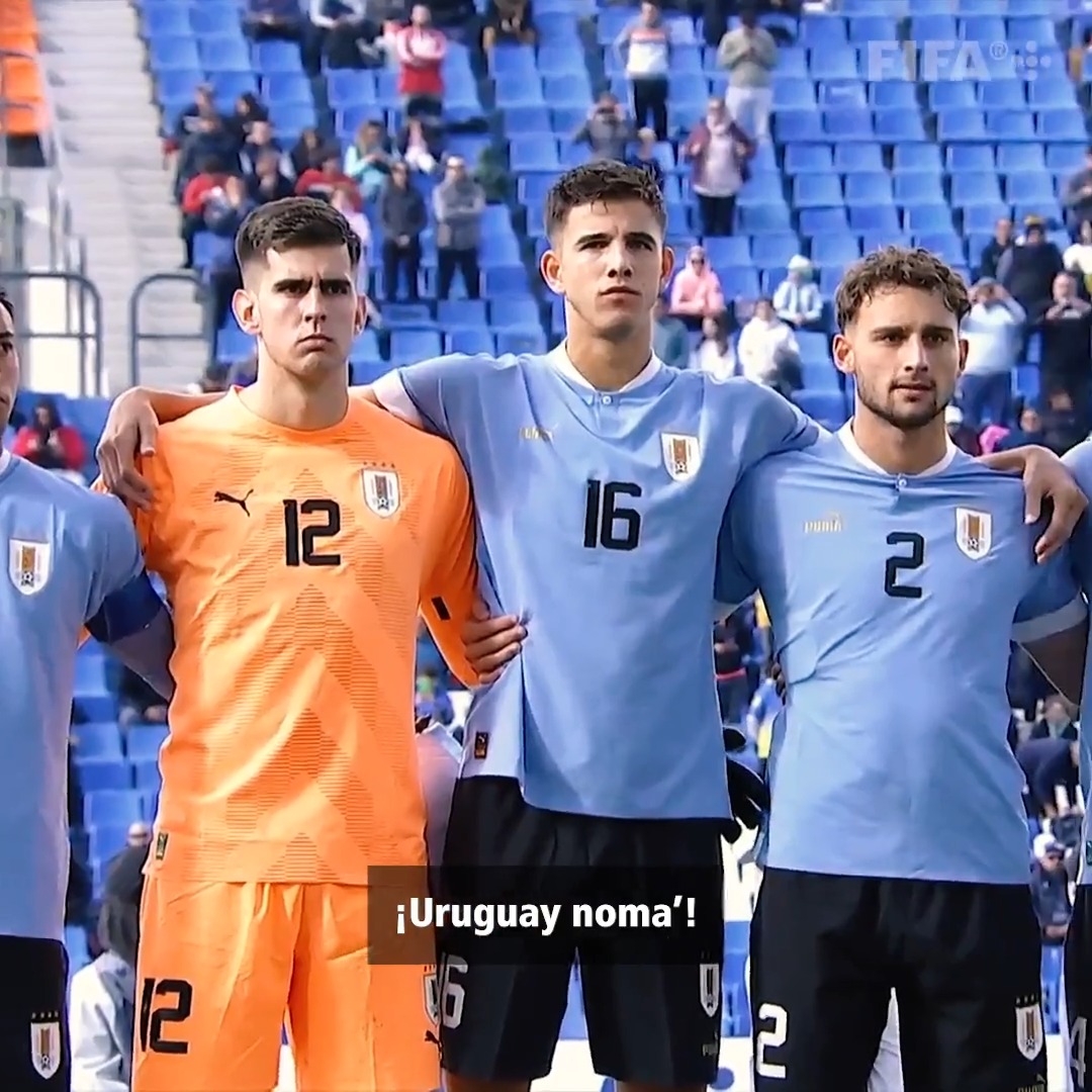 Hermoso video de la Selección Uruguaya 🇺🇾 previo a la final del Mundial sub-20 vs. Italia 🇮🇹.