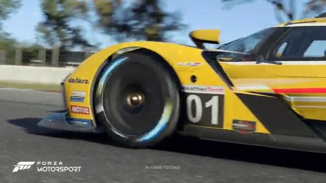 We'll see the 2023 Cadillac Racing V-Series.R and the @Chevrolet #Corvette #ERay at the starting line on October 10 when the all-new #ForzaMotorsport launches for #Xbox and PC.