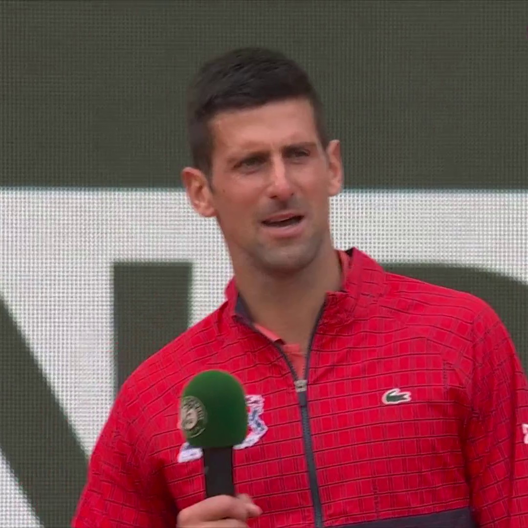 A father and role model first, champion tennis player second 🫶 Believe it. Create it. 🙌 #RolandGarros | #WeekendOfChampions | Novak Djokovic