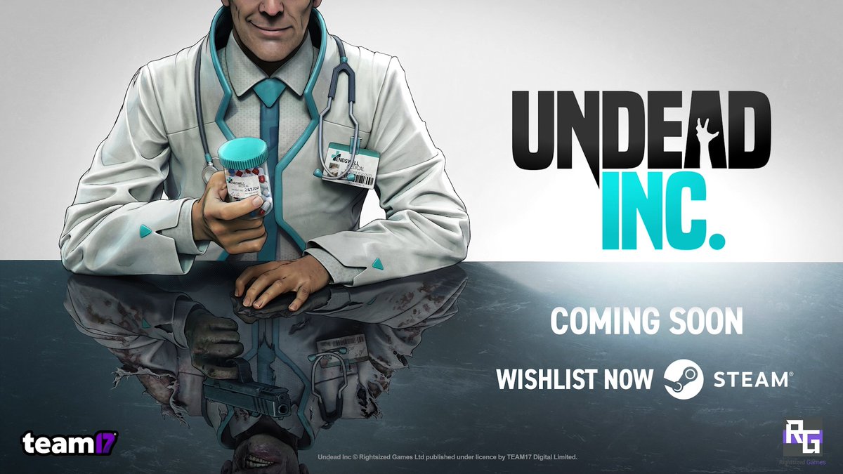 Coming Soon - Undead Inc., a high-risk, high-reward management simulator 🏥 Establish a subsidiary of the Endswell Medical Corporation. Build, hire staff &amp; trade in cutting-edge medical treatments &amp; bleeding-edge bioweapons. 💉 See the full trailer 📺