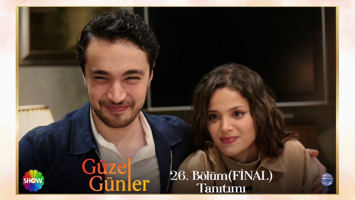 “Bizim halledemeyeceğimiz bir şey mi var?” 😍 #GüzelGünler 26. bölüm(FİNAL) tanıtımı sizlerle. 💫 Yeni bölüm Pazar 20.00’de Show TV’de 🤩 TMC Film