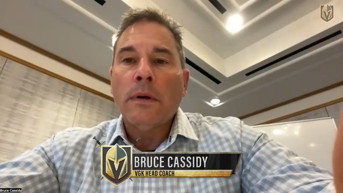 🎥 Cassidy: Today's a day to get away and refresh. Tomorrow we'll hit the ice and work on some things that we feel we can do better from the previous four games.