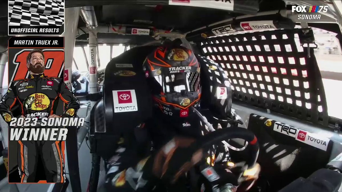 Retweet to congratulate MTJ on his win at Sonoma Raceway!