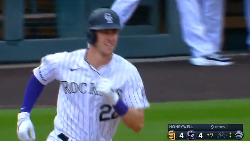 A no-doubter from Nolan Jones! A 472-foot #walkoff homer! 😱
