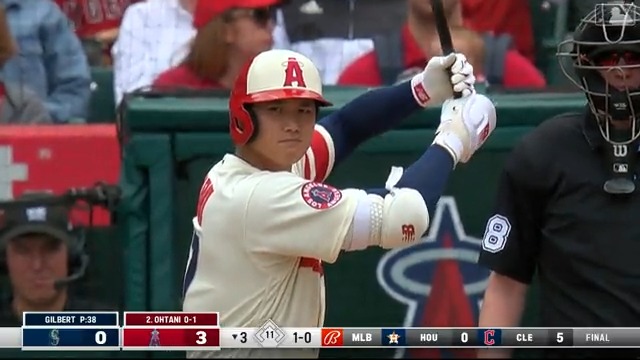 【 #エンゼルス 】#大谷翔平 今日は5打数3安打の活躍💪 8試合連続のヒットで6月の打率.381となっています🤩 #日本人選手情報