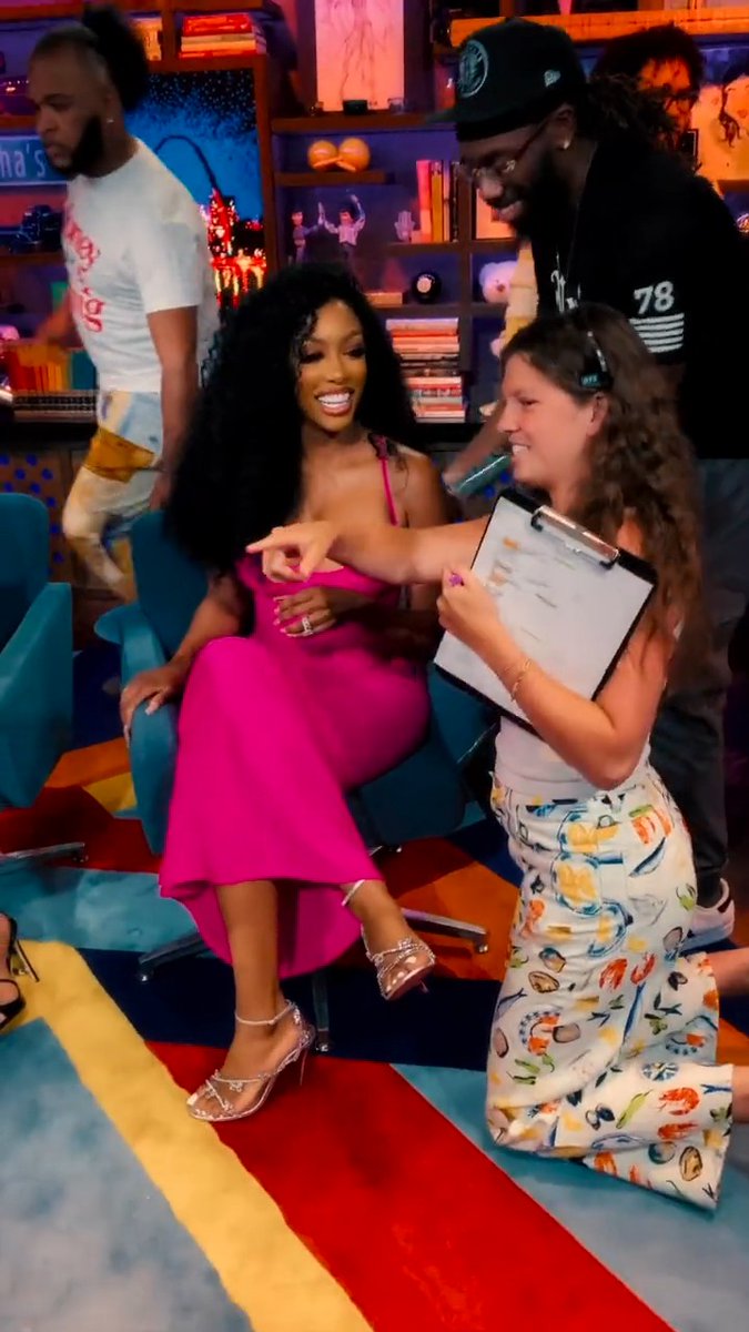BEHIND THE SCENES at #WWHL with #RHOA alum Porsha Williams Guobadia! ๐ Porsha Williams