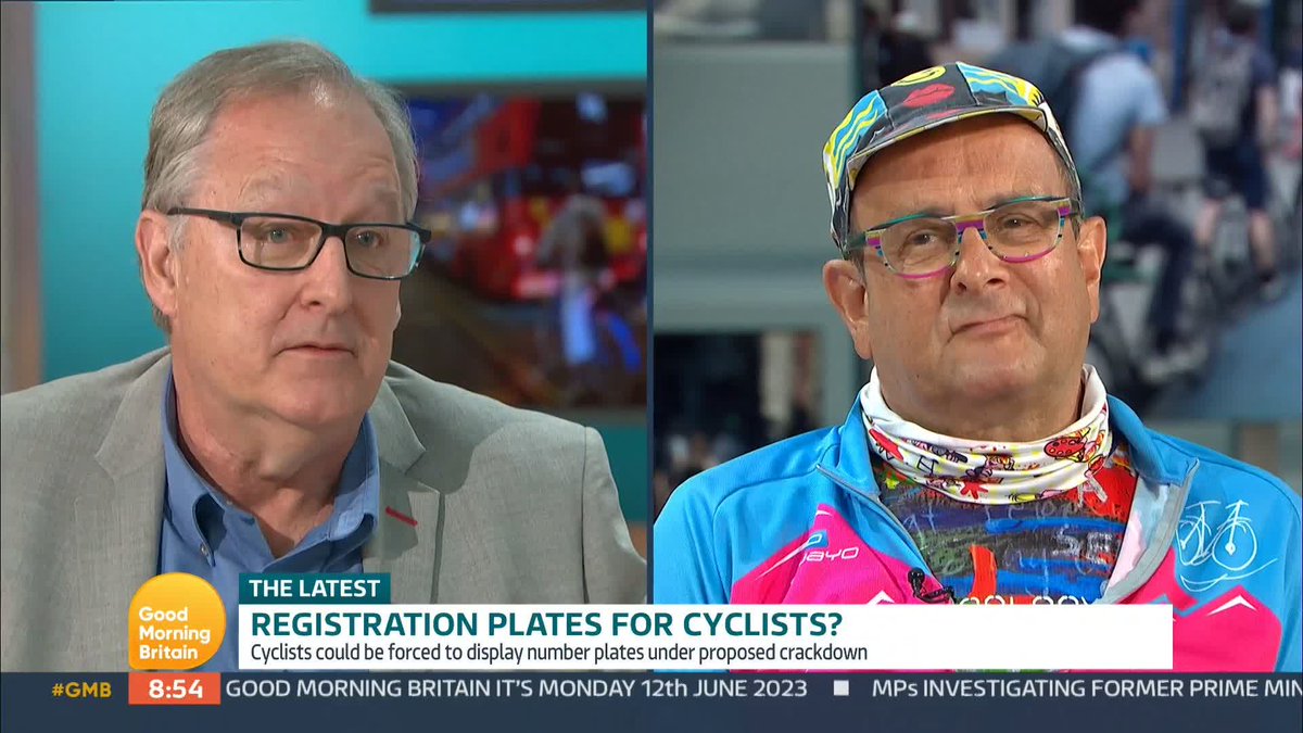 'We want to encourage people to be on their bicycles' 'When you go through a 20mph zone and you're being overtaken by electric bikes and other bikes it's an issue' Should cyclists have registration plates?
