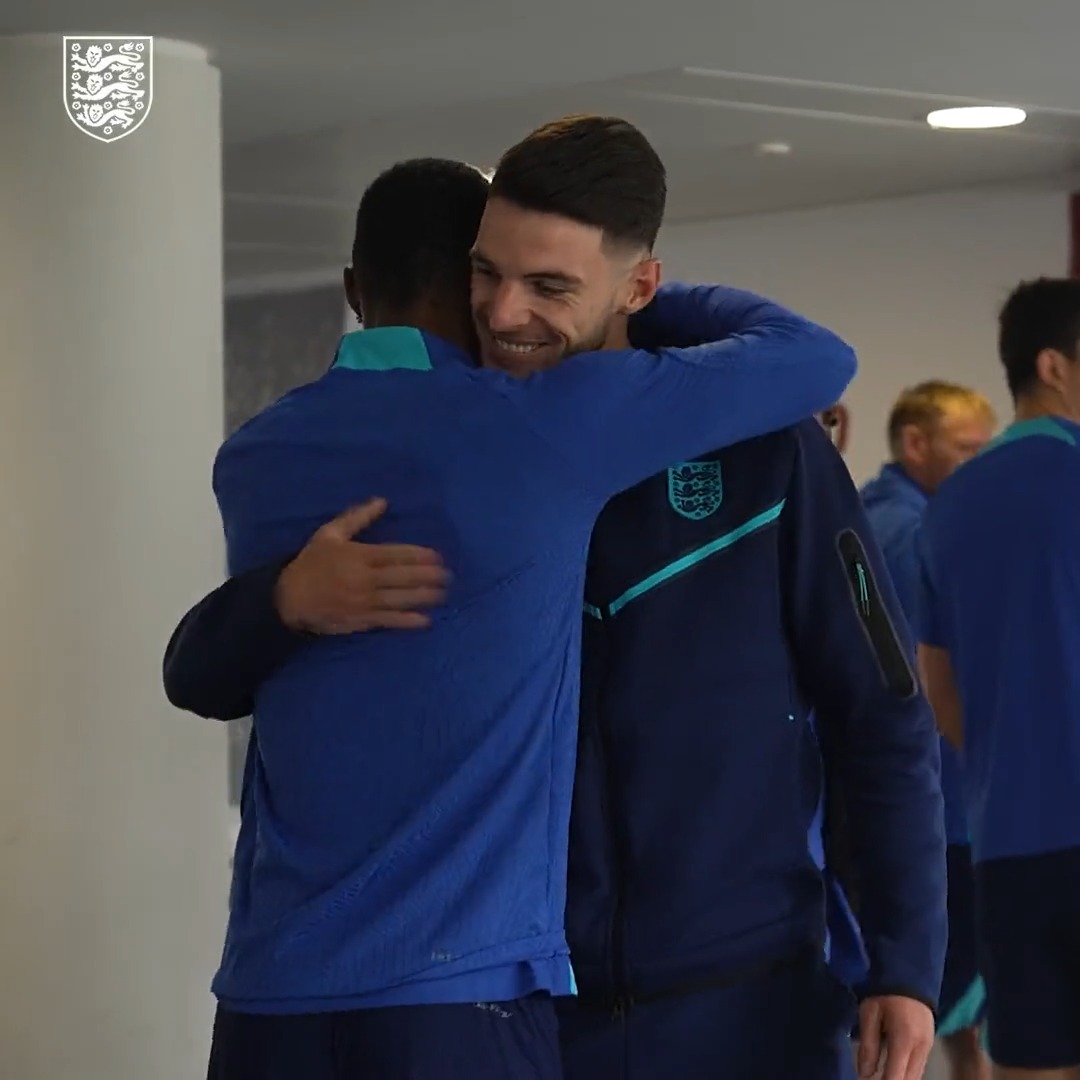 So good to see you, Declan Rice! 😀