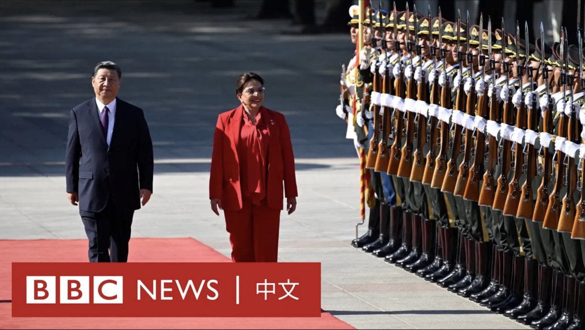 周一（6月12日），正在访华的洪都拉斯总统卡斯特罗（Xiomara Castro）前往北京天安门广场敬献花圈，并与中国国家主席习近平会面。 中国官媒报导，卡斯特罗6月9日飞抵上海，对中国进行国事访问。 在今年早些时候与台湾断交后，洪都拉斯6月11日在北京开设大使馆。中国外长与洪都拉斯外长出席开馆仪式。