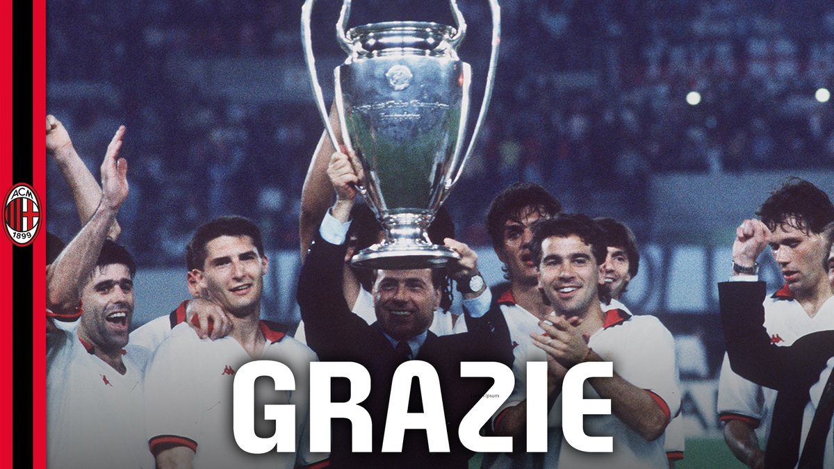 🗣️ The story of an era ❤️🖤 🗣️ Berlusconi e il Milan, una storia meravigliosa ❤️🖤 #SempreMilan