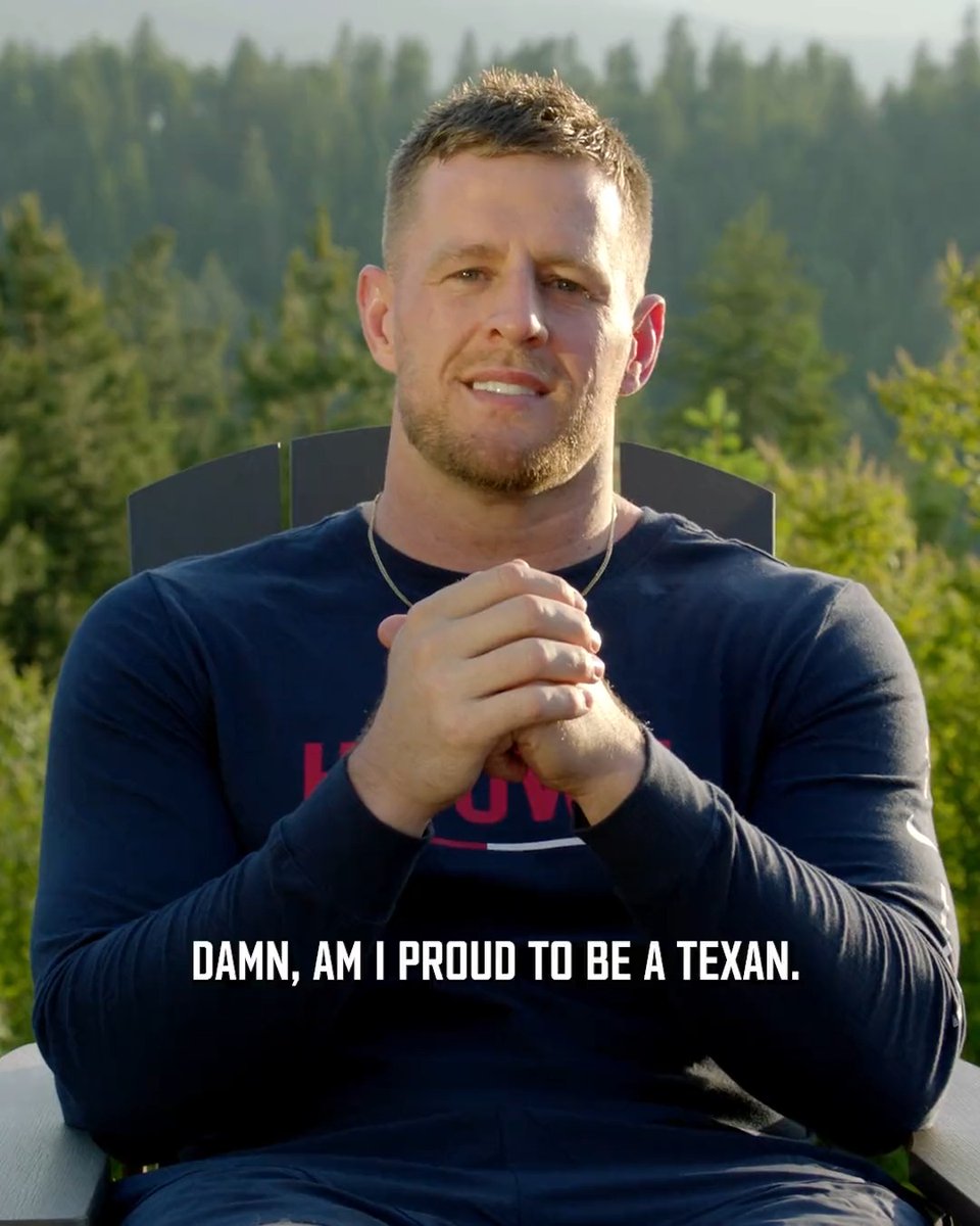 "Damn, am I proud to be a Texan." Drop a message to welcome JJ Watt back home ⤵️