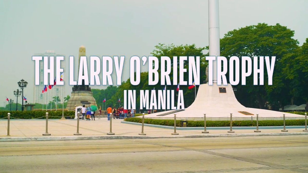 Larry’s trip to Manila 😎 Basketball is the #1 sport in The Philippines, take a look back at The Larry O’Brien Trophy’s tour of Manila before Game 5 of the #NBAFinals presented by YouTube TV tonight at 8:30pm/et on ABC.