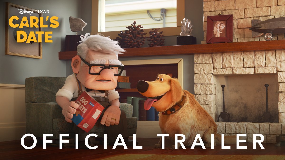 Oh boy, oh boy….here’s a special treat 🐾🐶 Watch the all-new short film, Disney and Pixar’s Carl’s Date, only in theaters with #Elemental THIS FRIDAY!