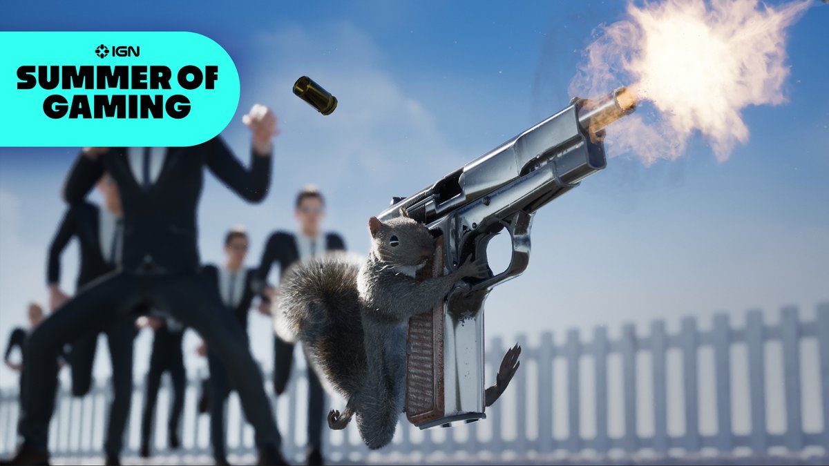 A new trailer for Squirrel with a Gun is here! The trailer features the squirrel's gun-toting origin story (of sorts), plenty of hilarious shenanigans, and most importantly: a theme song. 🔫🐿