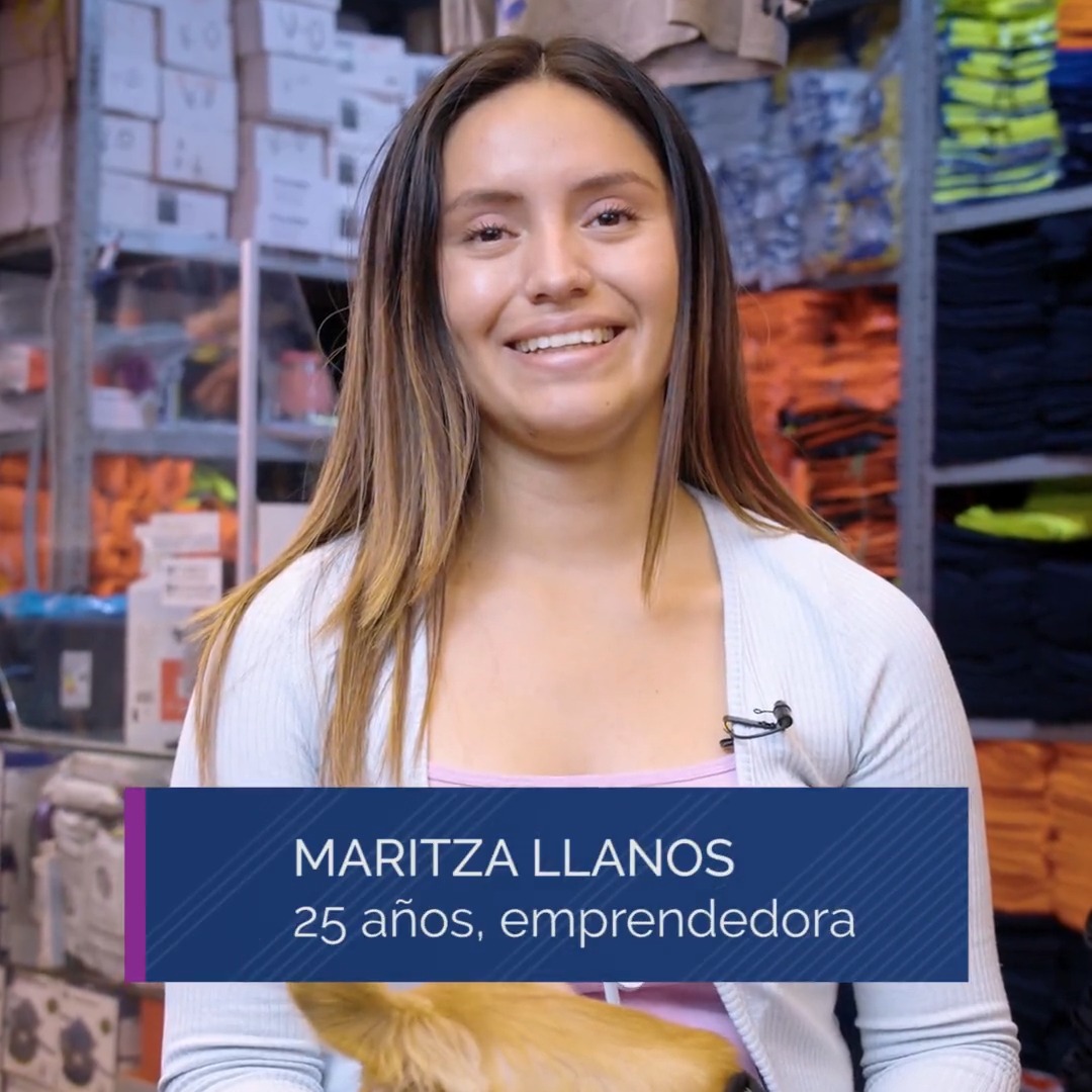 Ella es Maritza, una joven emprendedora peruana que está expandiendo su negocio gracias a un préstamo de Mibanco, parte del trabajo de IFC América Latina y el Caribe para empoderar a las mujeres en el #Perú. Hoy Maritza compartirá su historia con Ajay Banga, nuevo presidente del Grupo Banco Mundial