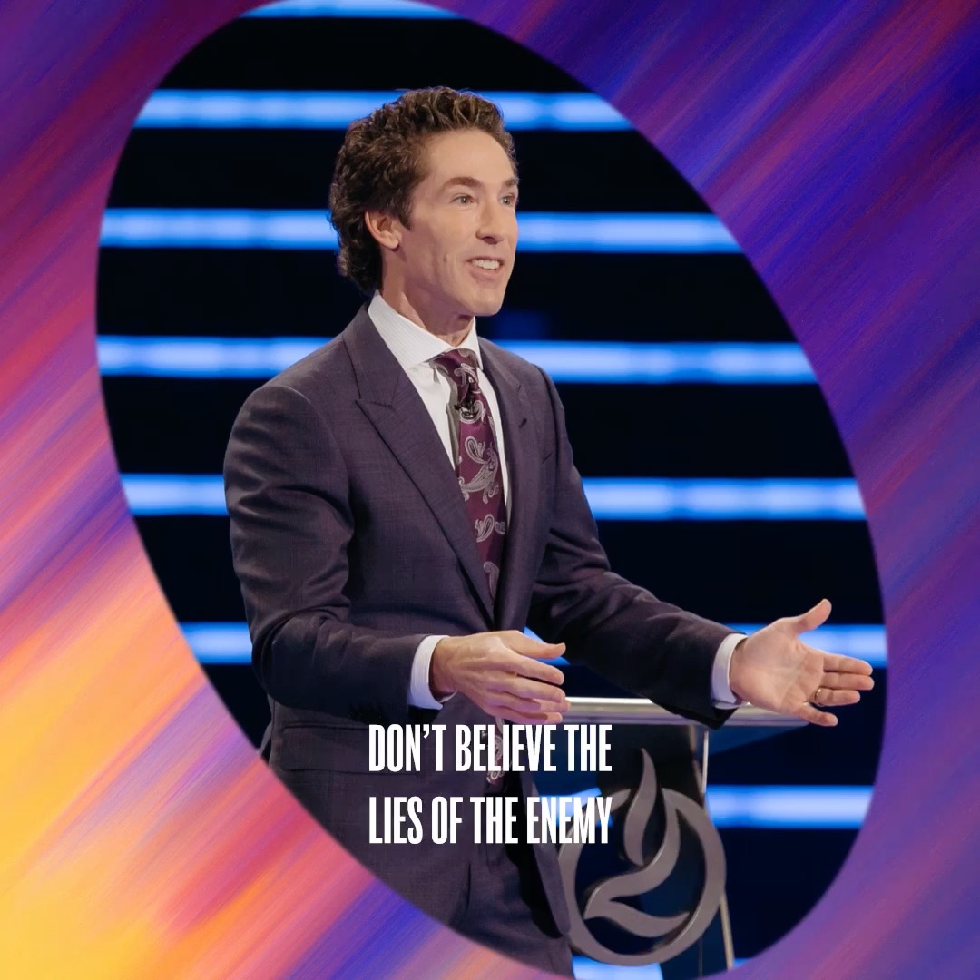 You don’t have to keep up. You’re not competing with them. Run your race. Be who God made you to be. You can’t do what they can do; they can’t do what you can do. Tune into Joel’s message today, "The Antidote for Anxiety"!
