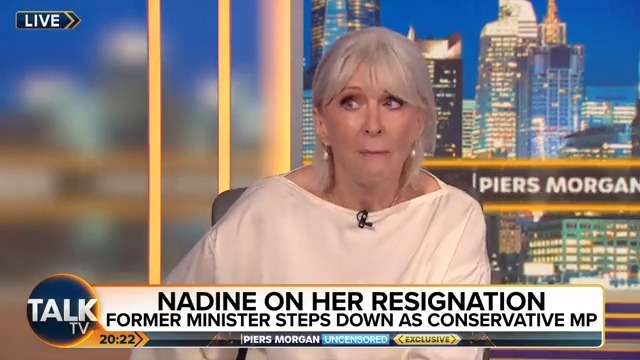 "This story is about a girl from Liverpool who had something that was offered to her removed by two privileged posh boys." Nadine Dorries blames Rishi Sunak and James Forsyth for not getting the peerage she says Boris Johnson promised her. Rt Hon Nadine Dorries | Piers Morgan