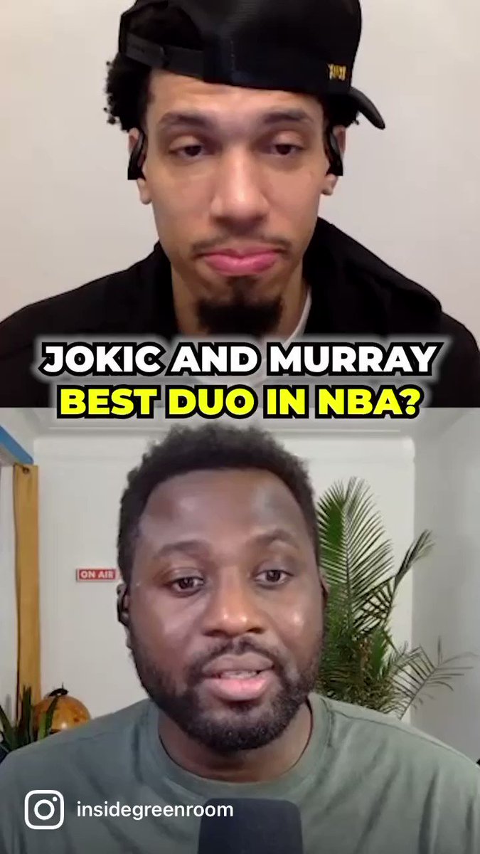 If you ask Harrison Sanford - he would tell you that Jokic and Murray are the best duo in the NBA and are the most complimentary duo since Shaq and Kobe. Danny Green thinks they’re a super powered Marc Gasol/Mike Conley Thoughts?