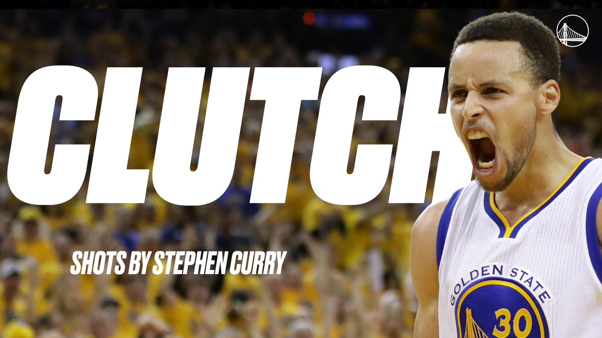 When the clock’s winding down, Curry comes in CLUTCH