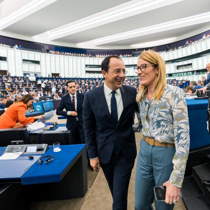 Cyprus is not alone and Europe will never be complete as long as Cyprus remains divided. Thank you President NikosChristodoulides for your commitment to our project of hope, possibility and trust. #ThisisEurope 🇪🇺🇨🇾