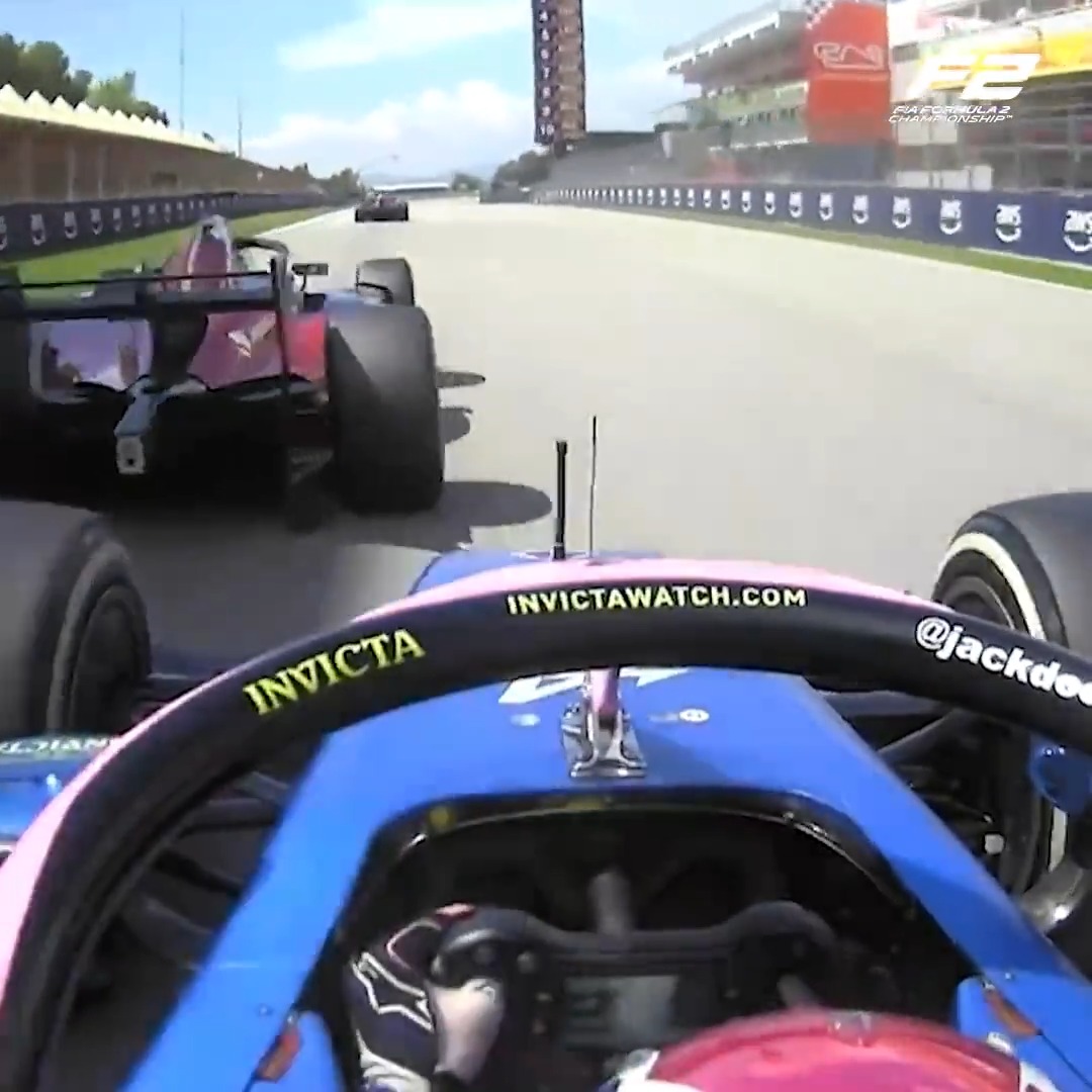 Cruising by 🛳️ #SpanishGP #F2 Jack Doohan