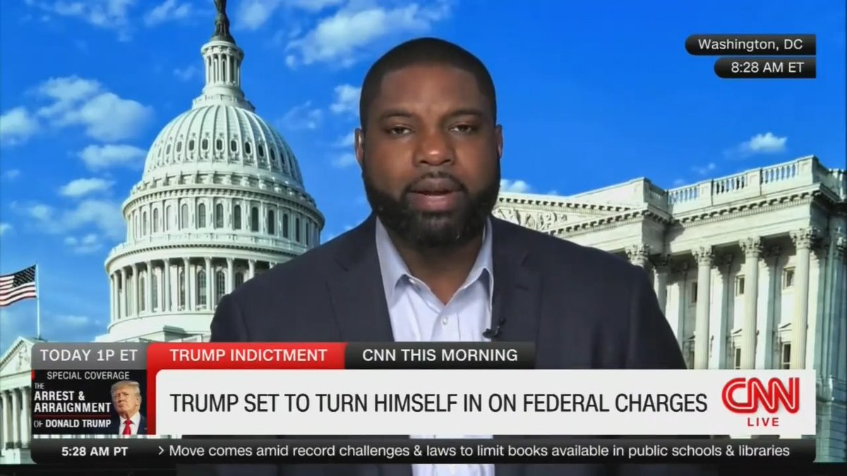 Rep. Byron Donalds (R-FL) defends Trump on pics of classified documents in a Mar-a-Lago bathroom: "There are 33 bathrooms at Mar-a-Lago. So don't act like it's just in some random bathroom that the guests can go into. That's not true."