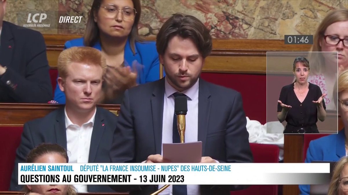 Remarquable intervention d’Aurélien Saintoul. Je ne pensais pas là encore féliciter un député de la NUPES mais une phrase à retenir sur #Schiappa, concernant le #FondsMarianne : « Comment la honte ne vous a-t-elle pas ensevelie ? »