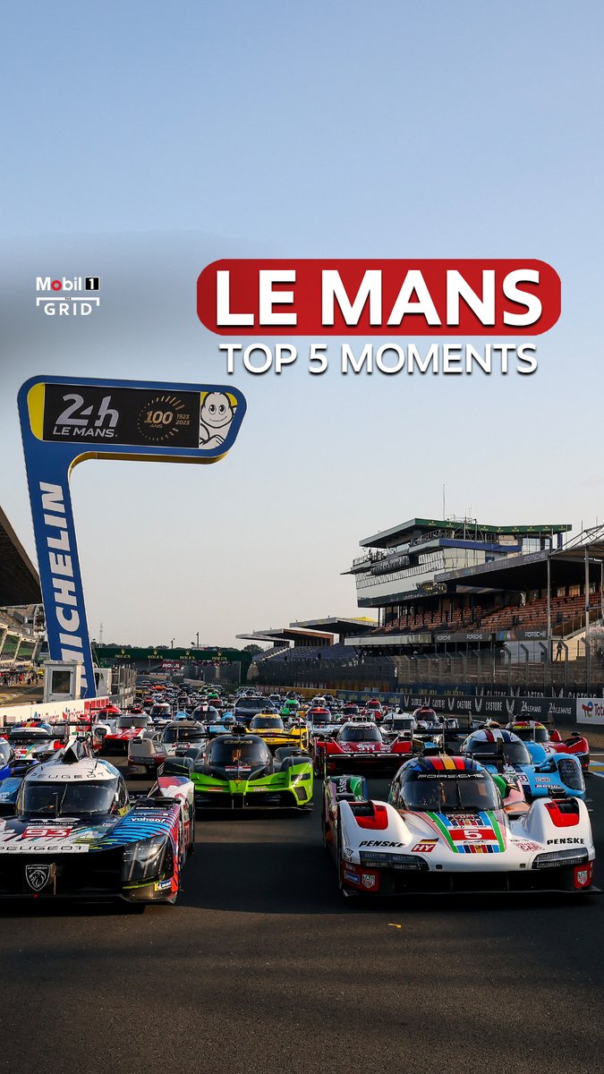 Unforgettable. Iconic. Historic. 🏁✨ These are our top 5 heart-pounding moments from Le Mans Centenary #LeMans #LeMansCentenary