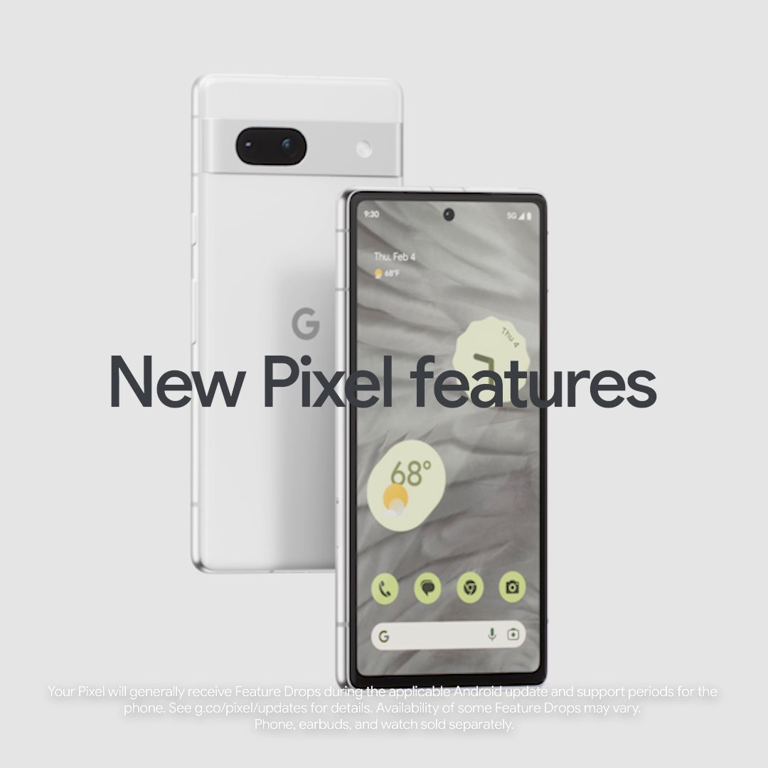 Want new Pixel features? Your #FeatureDrop* fix has arrived! 🎥 Macro Focus Video* 📱 Cinematic wallpapers* 😎 Emoji Workshop 📊 SpO2 (blood oxygen) tracking* 🆗 Safety Check & Emergency Sharing 🎉 & more! *See video and learn more on our blog: