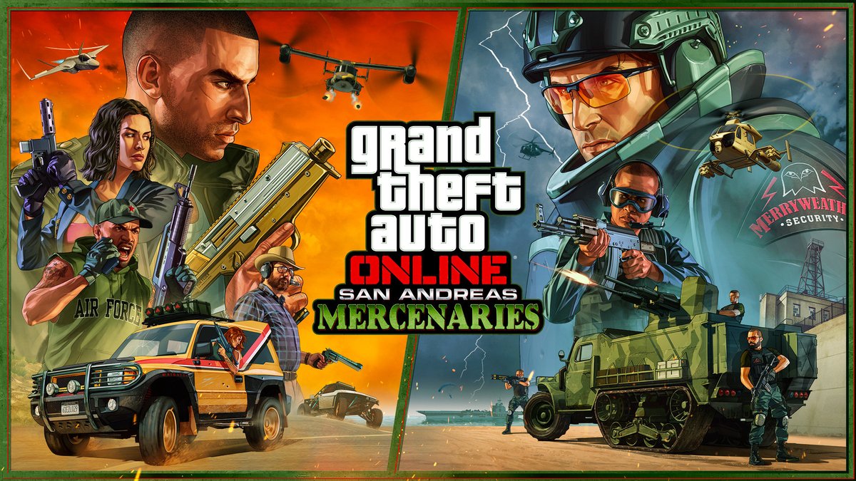 Join Los Santos' top hired guns in GTA Online: San Andreas Mercenaries — live now: