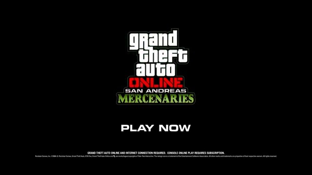 Team up with some of Los Santos’ most daring guns-for-hire and lead the fight against Merryweather Security’s forces in explosive guerilla operations while conducting high-stakes, high-flying raids. #GTAOnline: San Andreas Mercenaries now available.