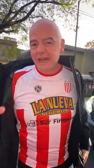 ¿Gianni Infantino? Hincha de Barracas 😅 🎥 barracascentral_oficial
