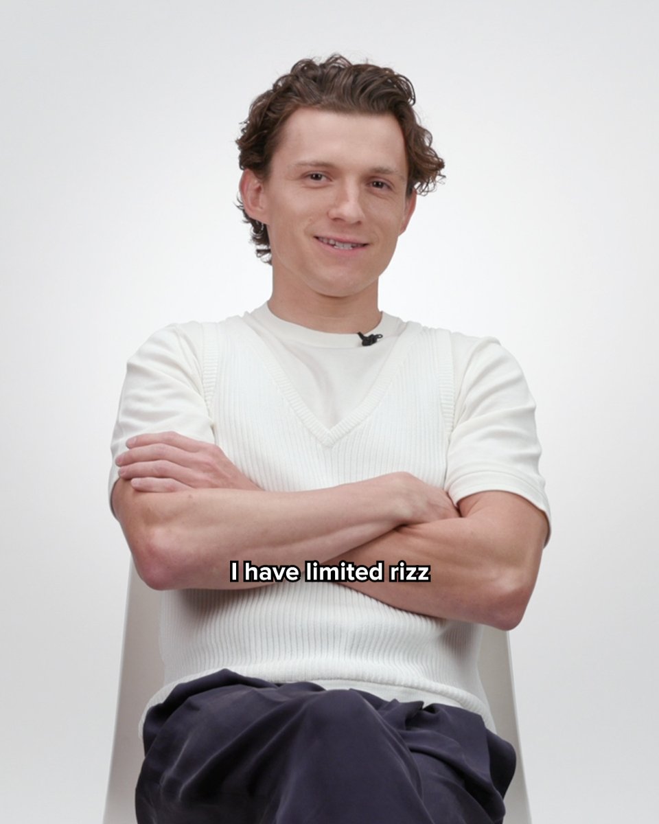 How to develop "rizz" according to Tom Holland: 1. make a movie with them 2. be their love interest 3. play the long game Catch Tom answering 30 questions on buzzfeed celeb! Video out tomorrow.