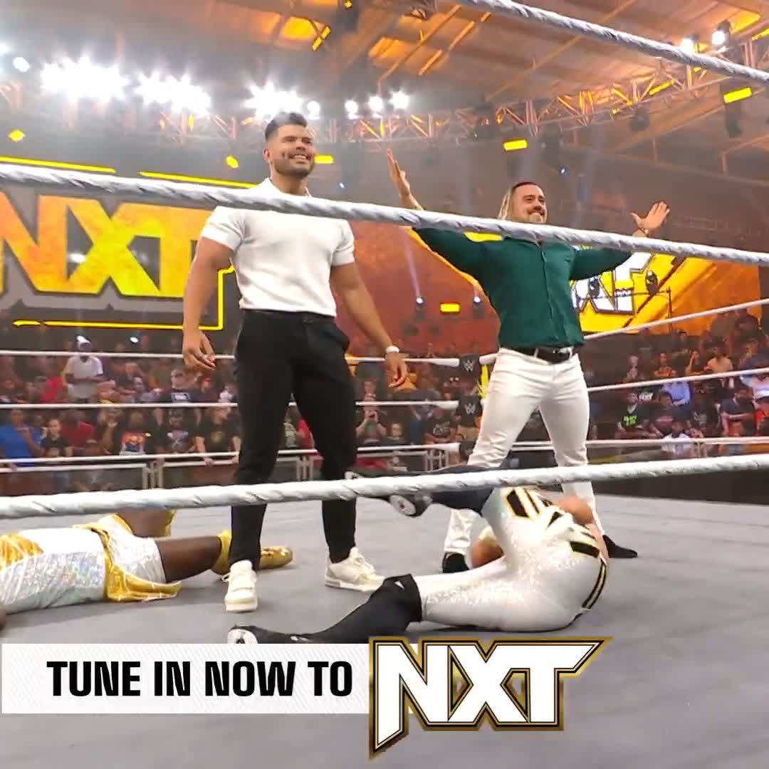 OMG IT'S Humberto Carrillo AND Angel Garza 🤯🤯🤯 #WWENXT