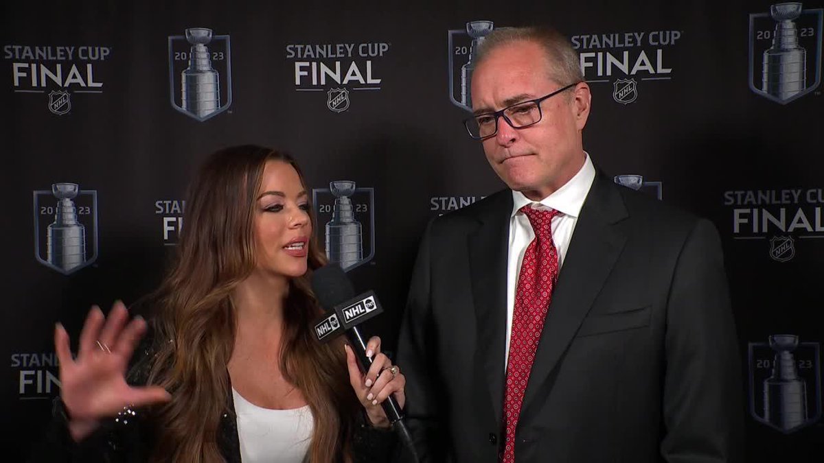 What an interview from Florida coach Paul Maurice with Jackie Redmond Heck of a run for the Panthers 👏