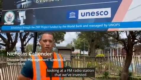 📻🌍 Tune in to the latest #MinuteVisit episode from #Zimbabwe! Join our expert Nicholas Callender at the Chimanimani FM radio station as he reveals how data-driven alerts empower the station to deliver timely weather warnings, boosting community resilience. UNOPS Zimbabwe