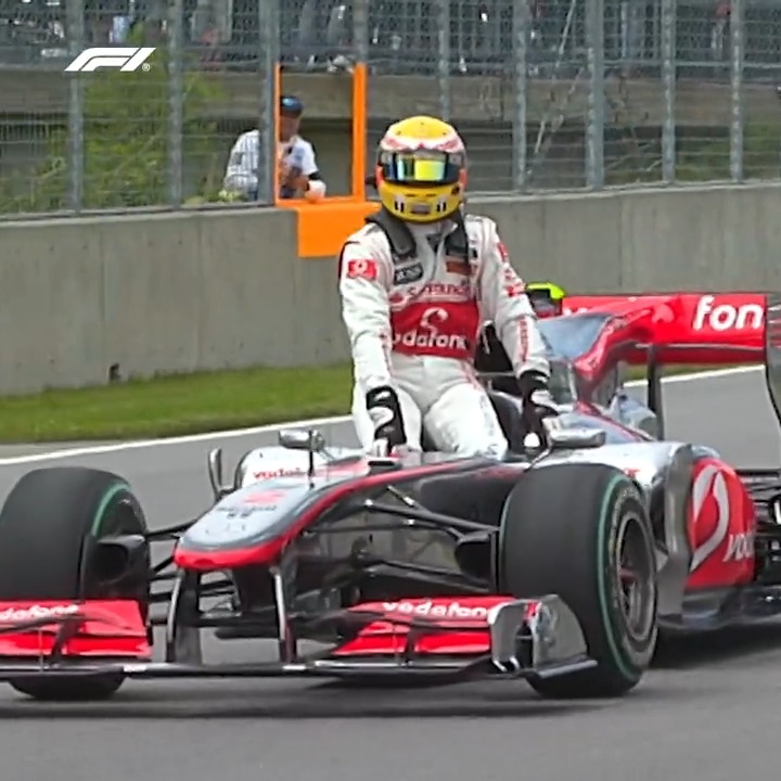 They see me rollin'... 🎶 Cool down laps don't come much cooler than this 🧊 #CanadianGP #F1 Lewis Hamilton