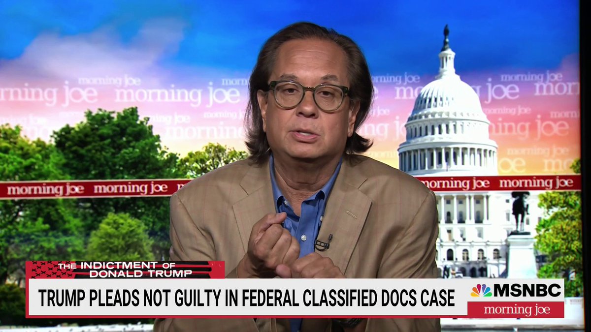 "Which of these facts is [Trump] going to dispute, and the answer is he can't dispute any of them." --George Conway ⚖️🇺🇸 on the indictment and what the government needs to prove "to go 37 for 37 on this indictment".