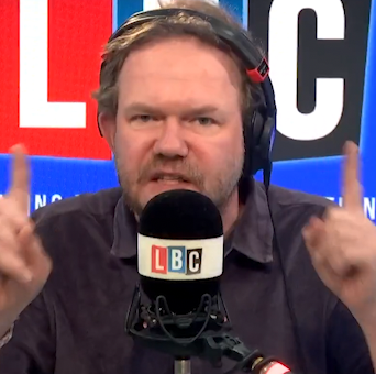'Boris Johnson - running around like an incontinent Labrador - weeing and pooing all over the place!' James O'Brien jabs at the ex-PM for distracting attention away from his 'egregious' Partygate lies to Parliament.