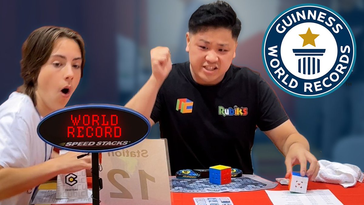 Max Park is the speed cubing goat 🐐 On Sunday, he set a new world record for the fastest time to solve a 3x3x3 cube at 3.13 seconds. He smashed the record by 0.4 seconds. It means he now has the fastest times to solve a 3x3x3, 4x4x4, 5x5x5, 6x6x6 and 7x7x7 cube.