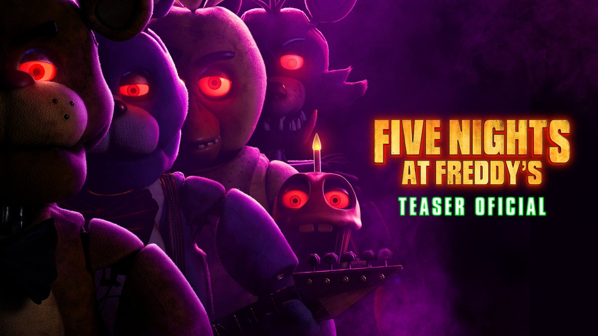 Es la hora de fichar. Descubre ya el teaser oficial de #FiveNightsAtFreddys ¡3 de Noviembre Exclusivamente en Cines!