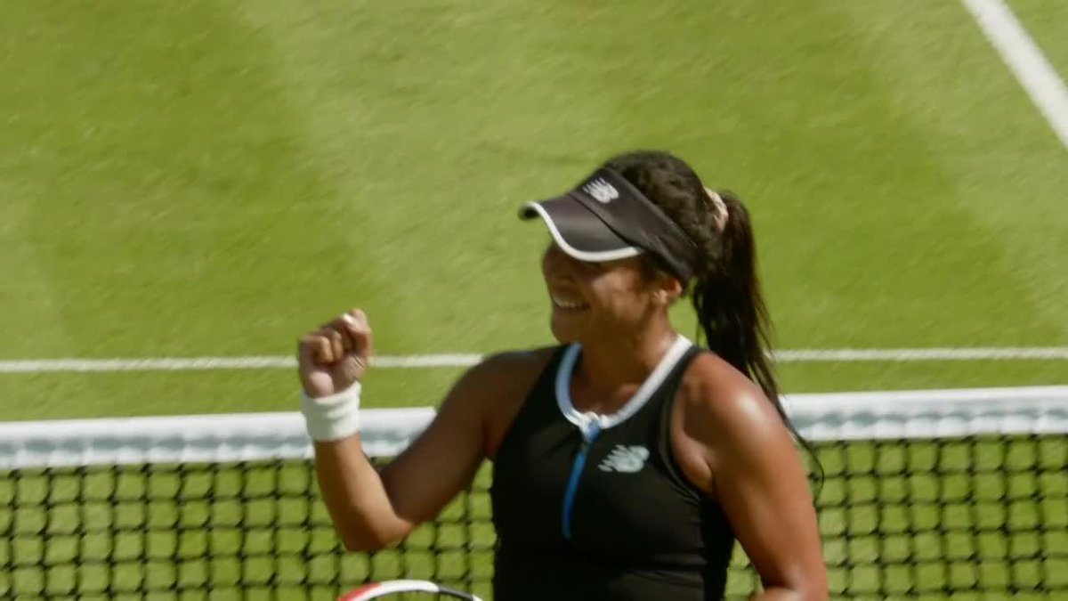 Outstanding on home soil 🏡 Heather Watson sets up an intriguing quarterfinal clash with Golubic after a straight-sets win over Maria! #RothesayOpen