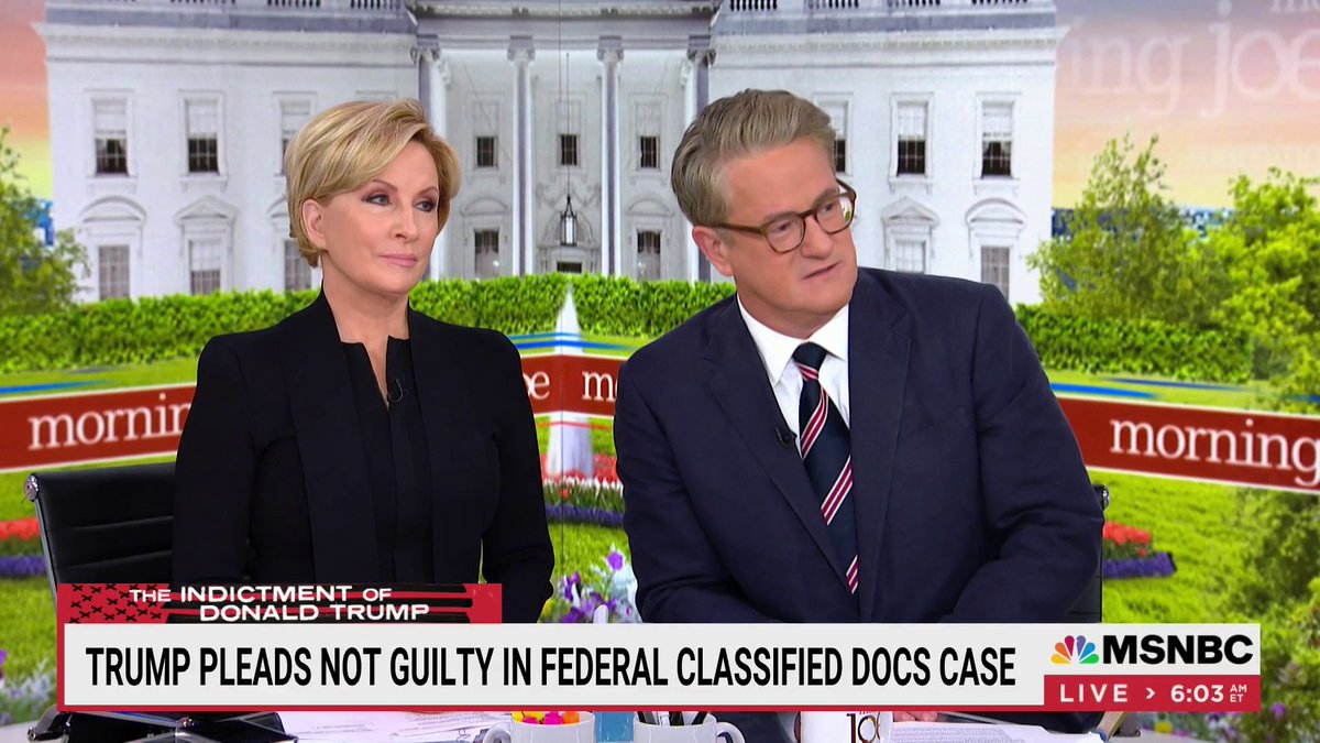 “Of all the ground noise out there, nobody's saying Trump’s innocent! Nobody is saying he did not commit the crimes that will put him in jail for over 100 years if convicted on all things…So, what they say is, ‘What about Hillary?’”— JoeNBC calls out Republicans defending Trump