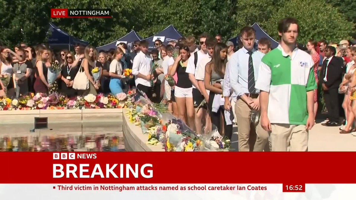 "Look after each other" Fathers of students killed in Nottingham attacks speak to thousands attending vigil